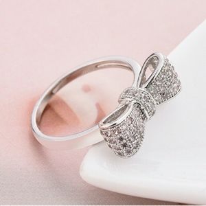 Bow-knot ring women's various sz